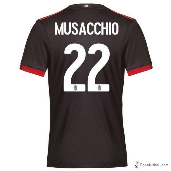 Camiseta AC Milan Replica Tercera Ropa Musacchio 2017/18